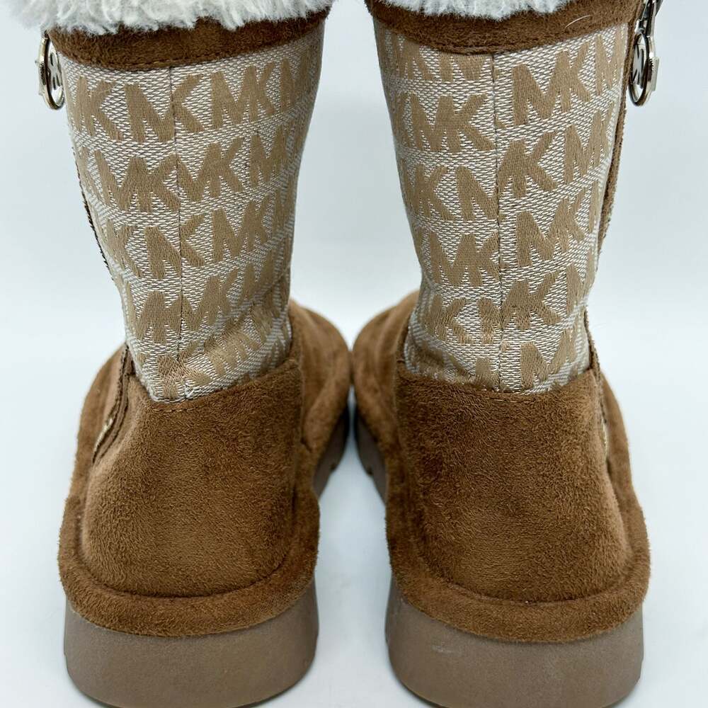 Michael Kors Little Kids’ Marilu Brown Fleece Lined Boots Size 11 - Picture 4 of 8